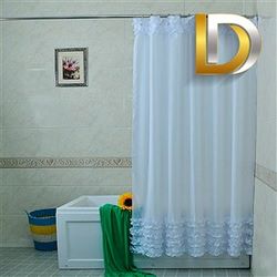 Cortina doble encaje